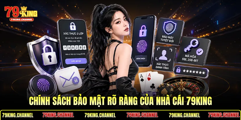 Chính sách bảo mật rõ ràng của nhà cái 79King